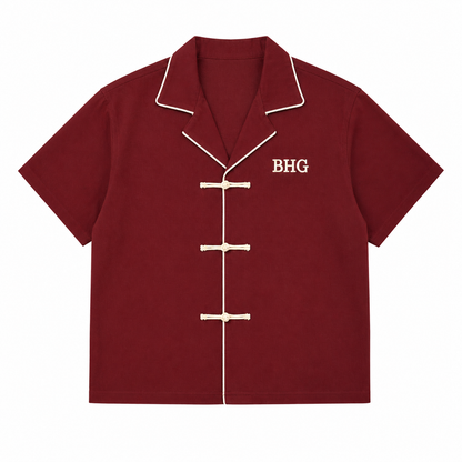 UNMERITED FAVOR SHIRT - DEEP BURGUNDY