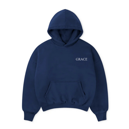 GRACE NAVY HOODIE