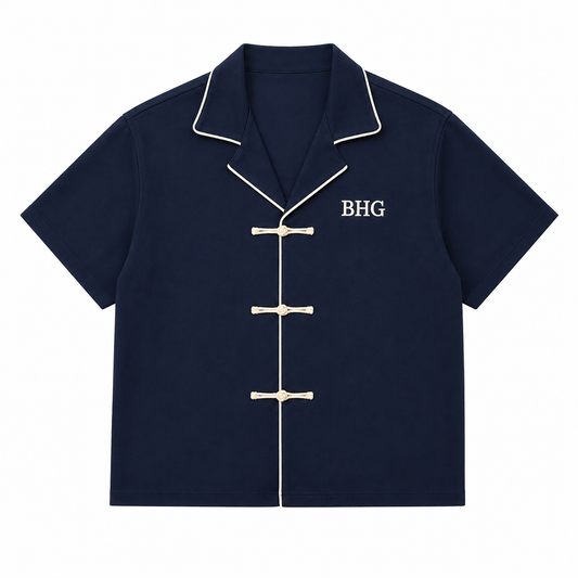 UNMERITED FAVOR SHIRT - NAVY BLUE